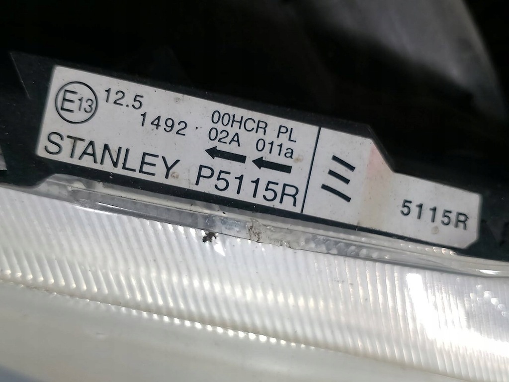 фото №10, Лампа перед права mazda 5 05-10 p5115r p4998