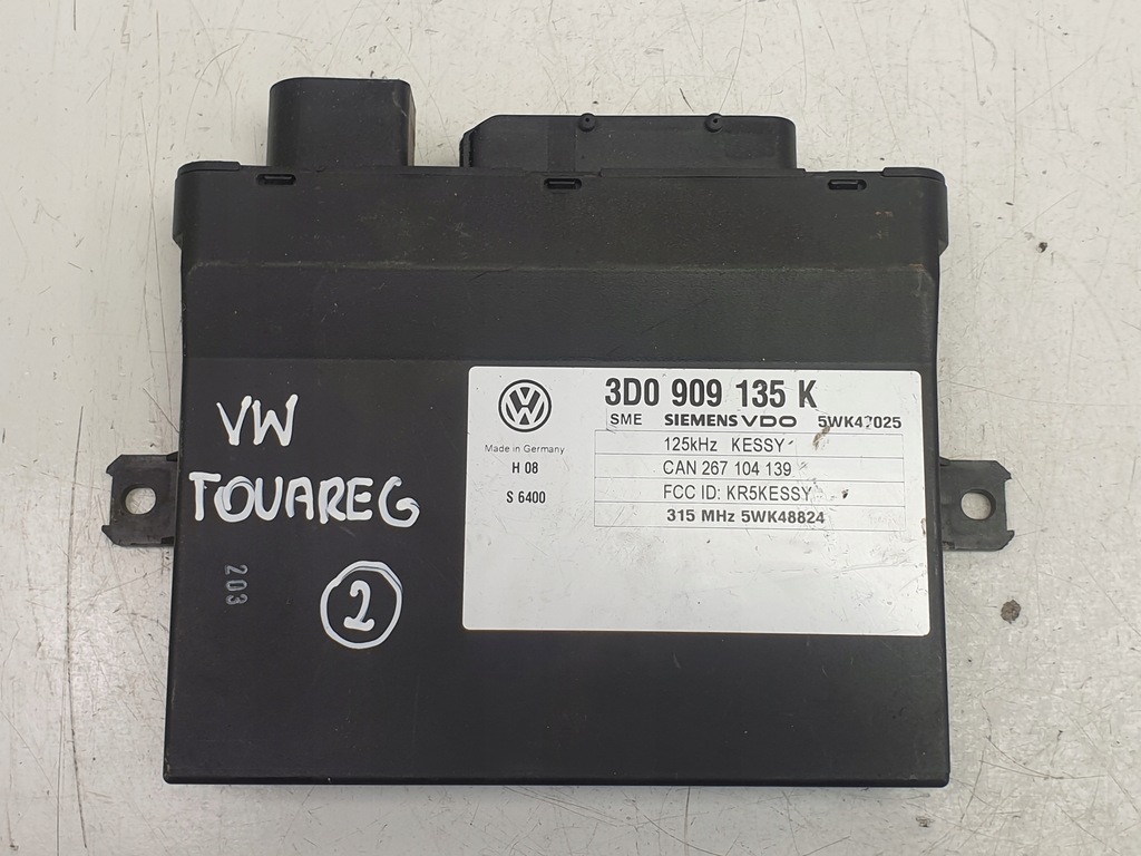 фото №1, Vw touareg блок управления kessy модуль бортовой компьютер