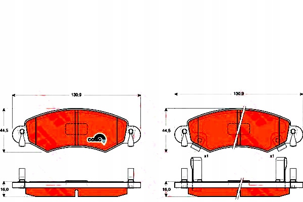 фото №7, Trw gdb1420 набір гальмівних колодок гальмівних, гальма дискові