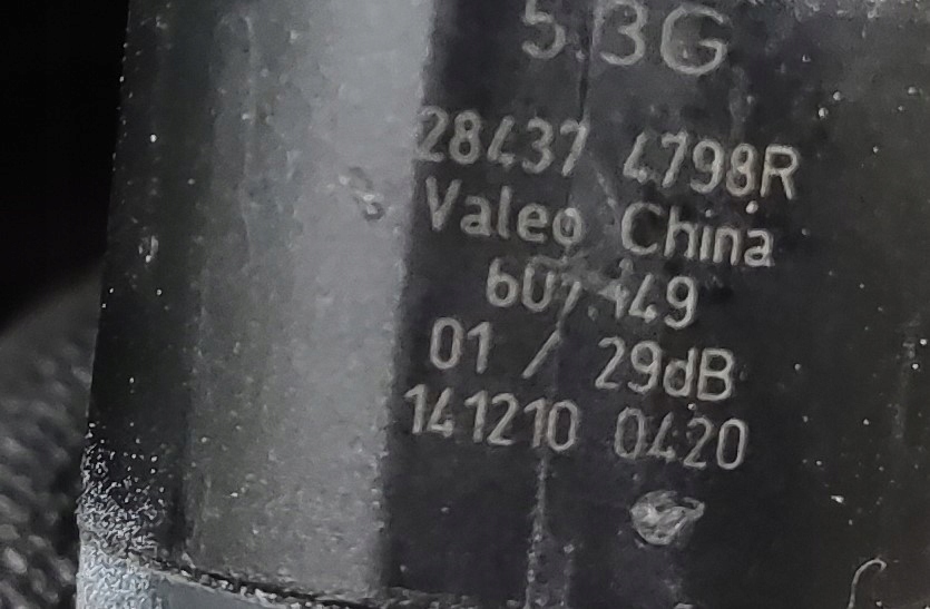 фото №6, Датчик паркування заднього виду pdc renault koleos i 284374798r 2008-2015