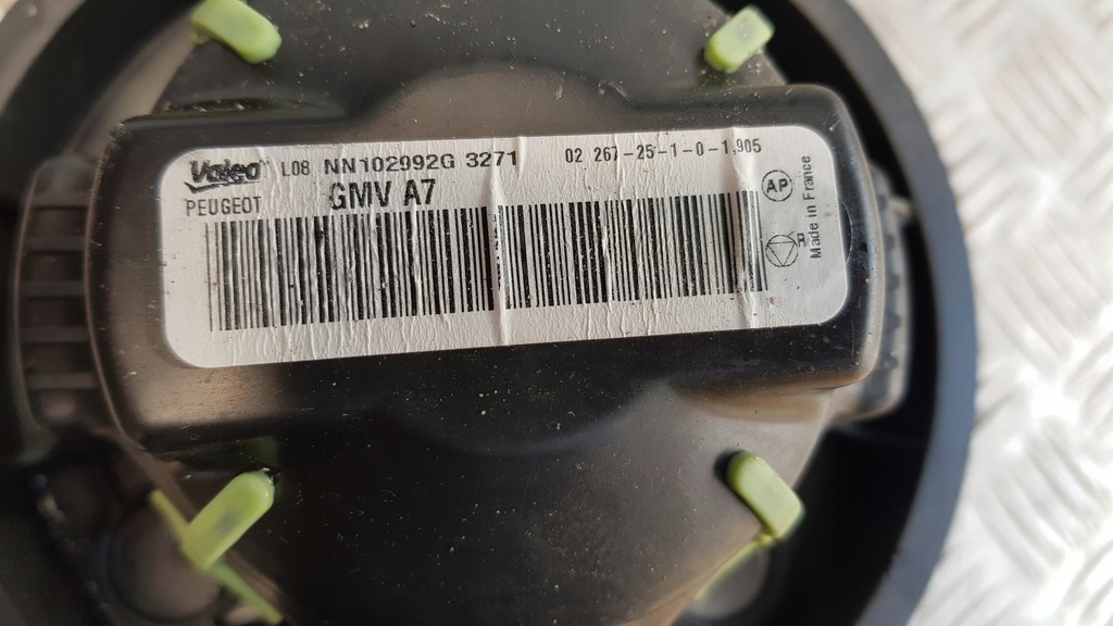 фото №9, Peugeot 207 1.6 повітродувка вентилятор peugeot 207 nn102992g