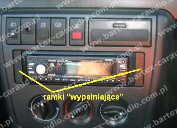 фото №6, Audi a4 b5 do 98 рамки maskujące радио 1din 61330