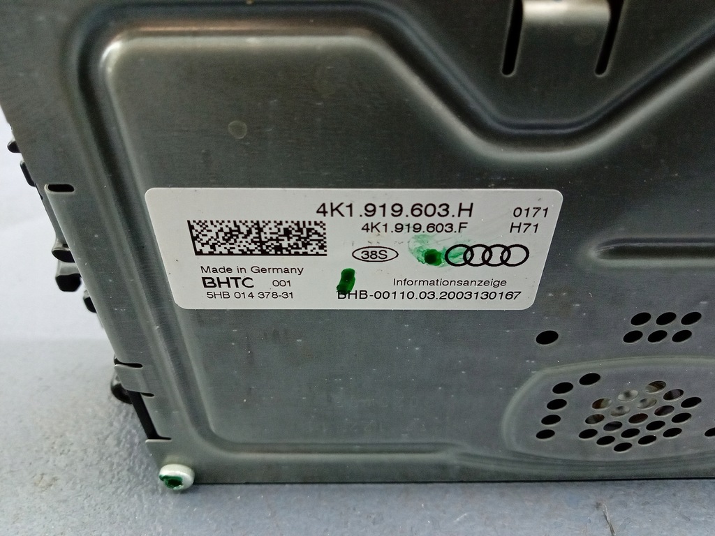 фото №5, Audi a6 c8 екран дисплей інтерфейс 4k1919603h