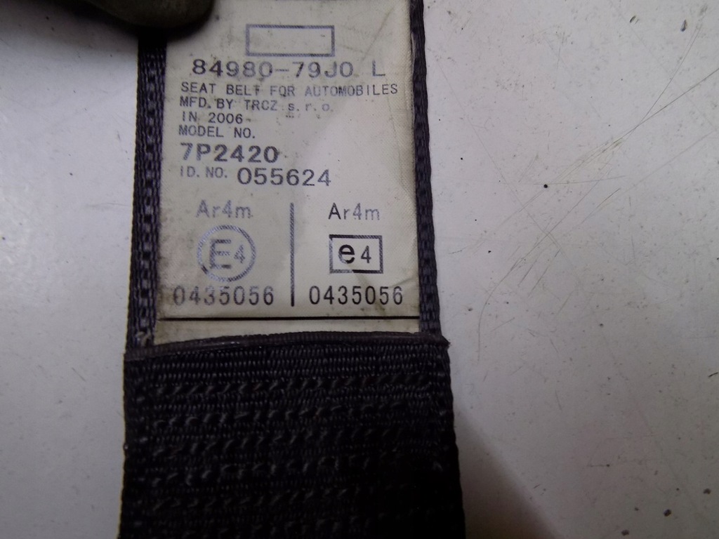 фото №5, Sedici sx4 4x4 pas безопасности левый задняя 84980-79j0