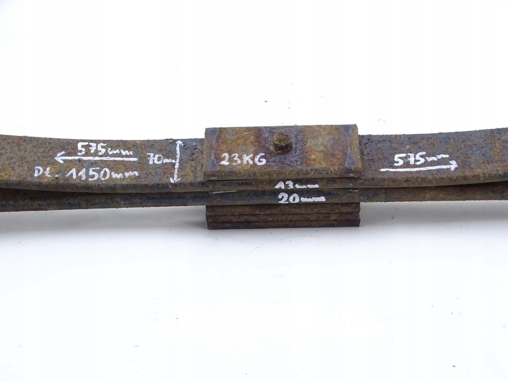 фото №4, Isuzu nkr npr nqr 93-03 ресора задня 2 щітки 7cm