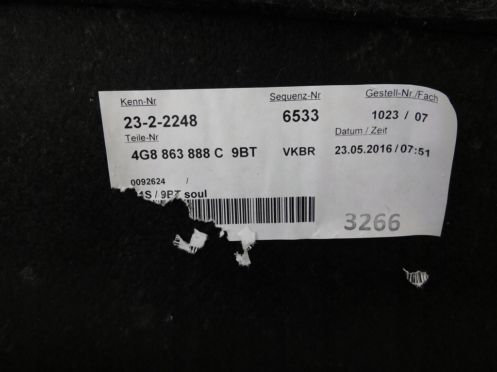 фото №9, Комплектна обшивка багажника audi a7 c7 4g8