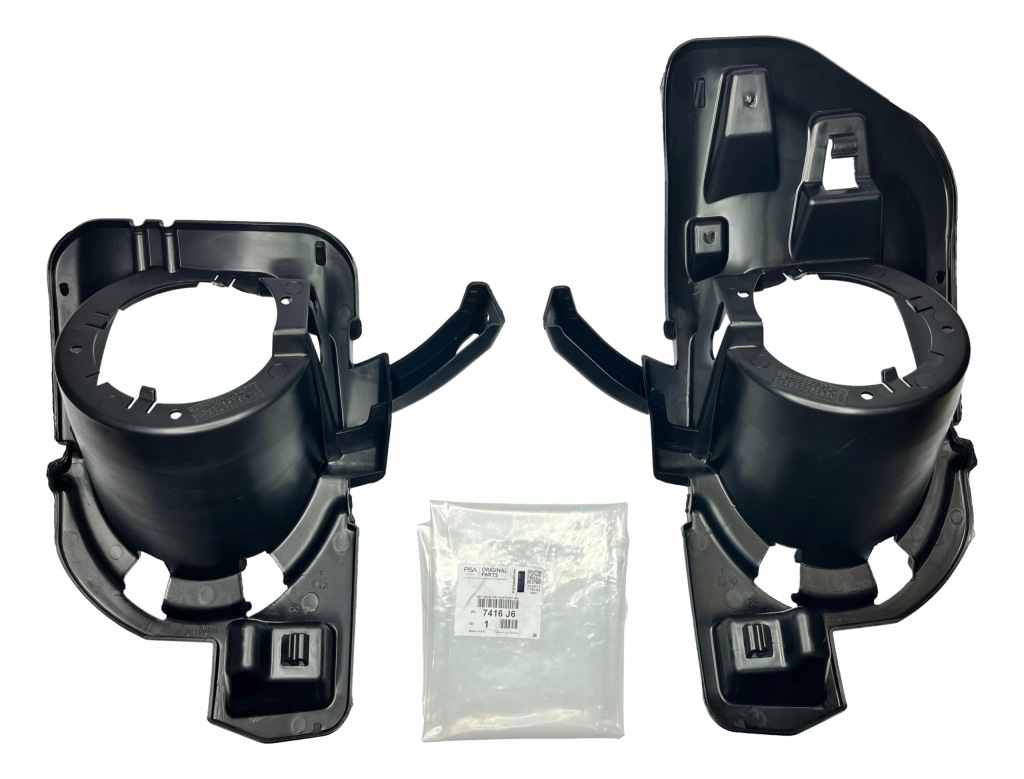 фото №1, Оригинальный номер рамка кронштейн противотуманной фары левая+ правое peugeot partner ii 7416j6