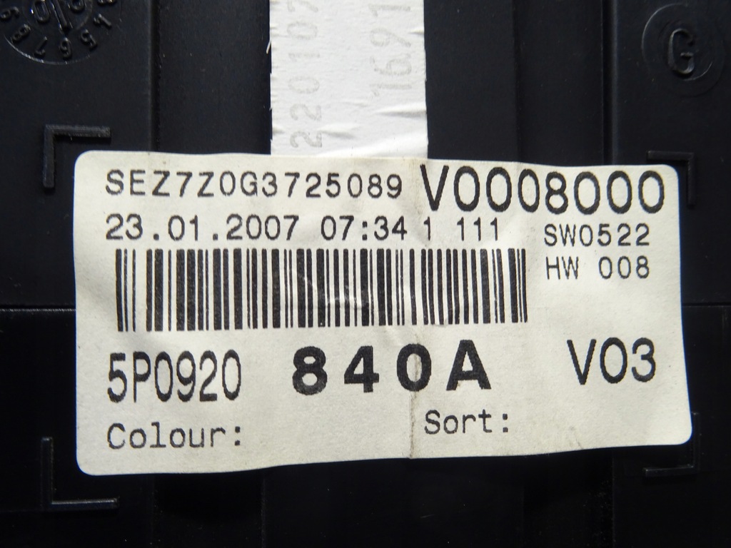 фото №10, Бортовой компьютер счетчик набор seat altea xl 1.9 tdi bxe 316259 km 03g906021ln