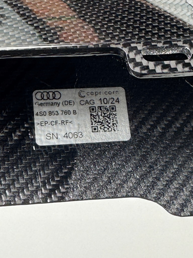 фото №9, Молдинг порог правая накладка порог правый audi r8 4s0 lift 4s0853760b карбон