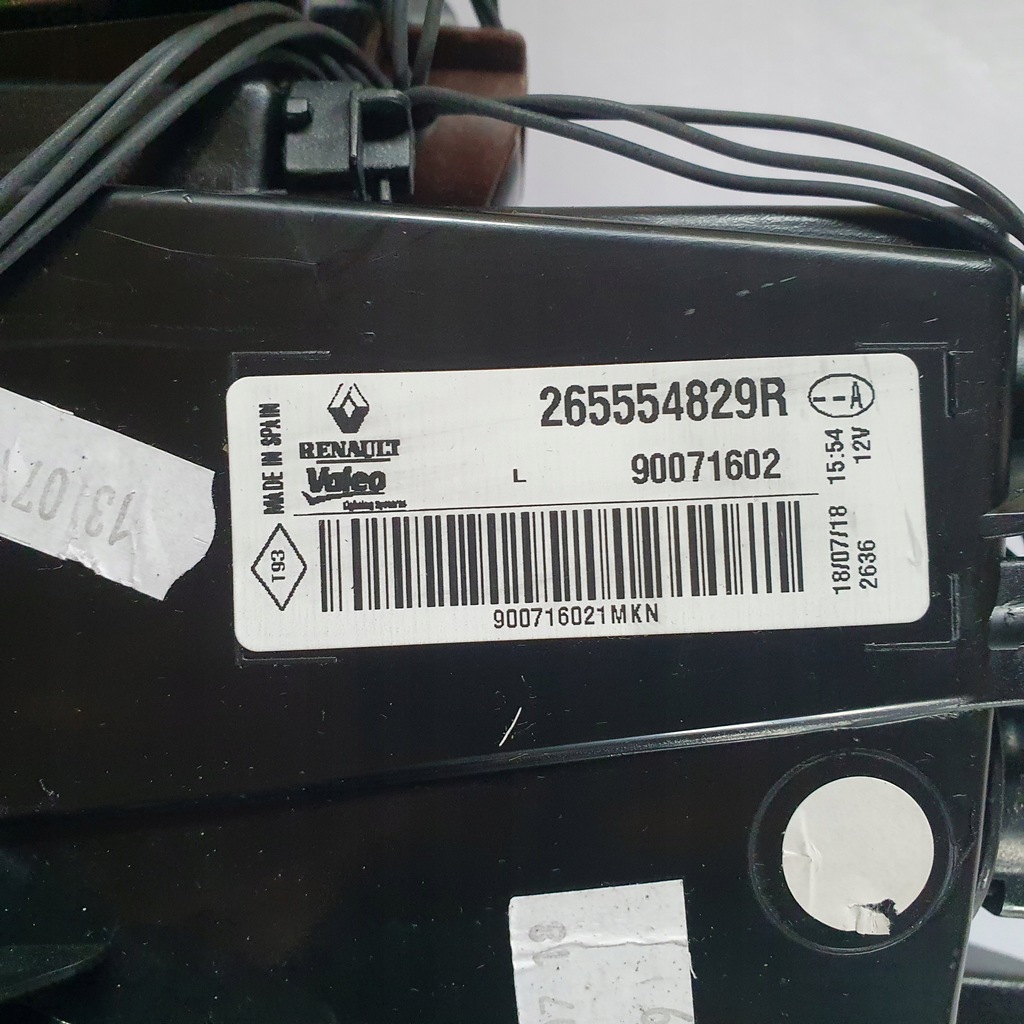 фото №7, Renault оригінальний номер 265554829r лампа задня комбінована