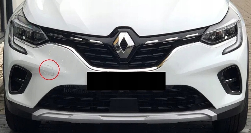 фото №12, Renault captur 2 ii 2019- заглушка фаркоп перед оригінальний номер