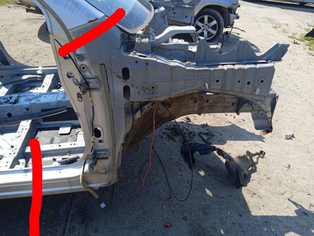 фото №1, Nissan x-trail t31 четверть лонжерон правая перед