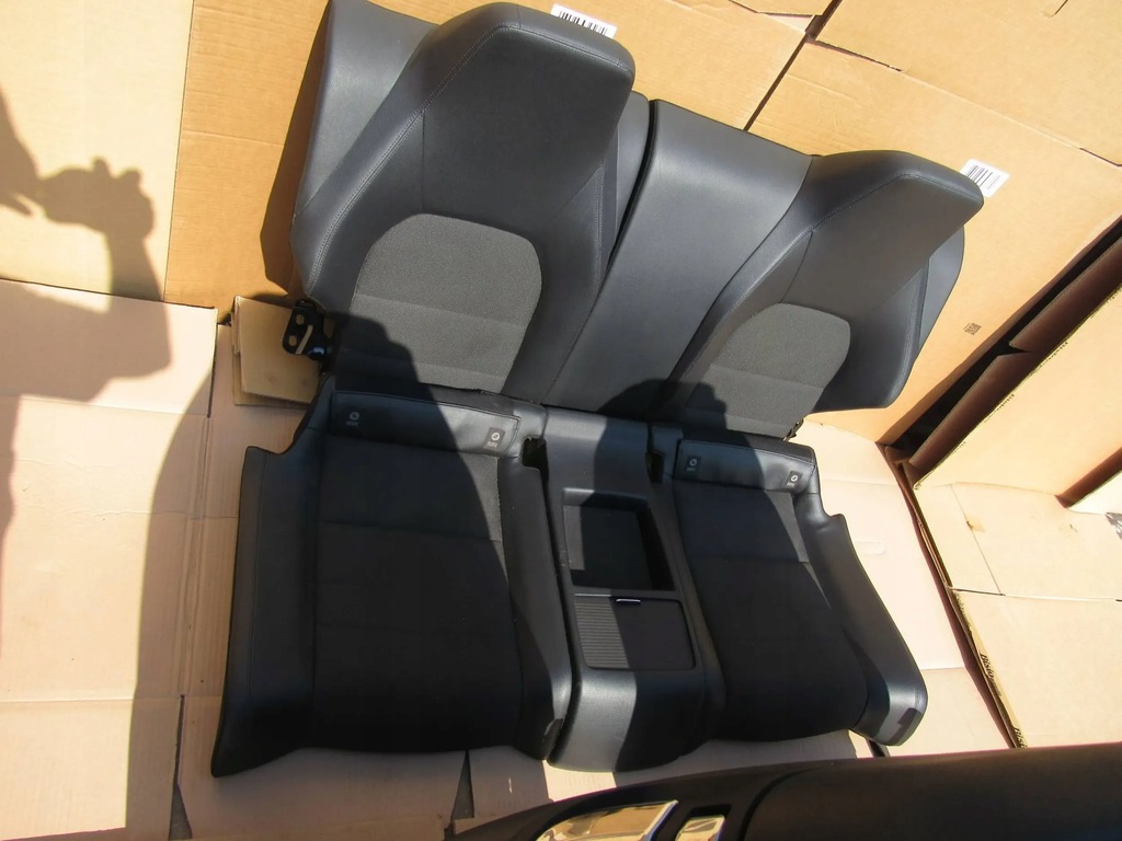 фото №5, Mercedes c w204 204 coupe сиденье сиденья заднее сиденье комплект полукожа