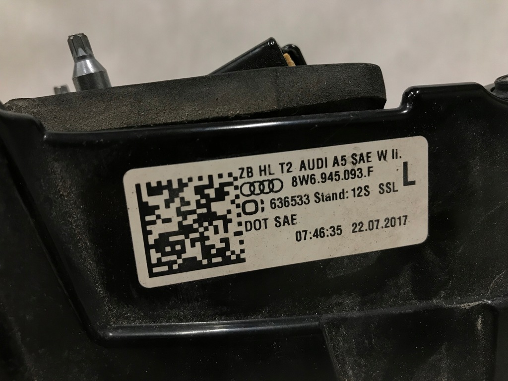 фото №5, Audi a5 8w лампа задня ліва внутрішня led usa