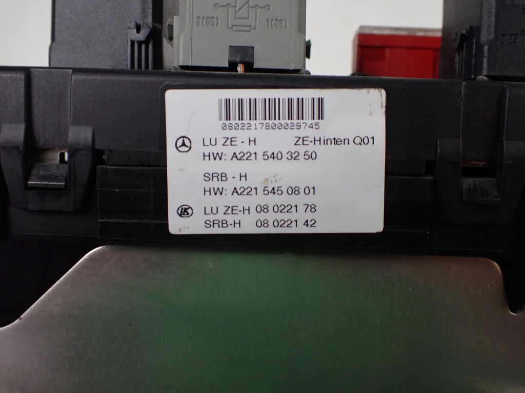 фото №7, Коробка запобіжників mercedes s500 w221 a2215403250