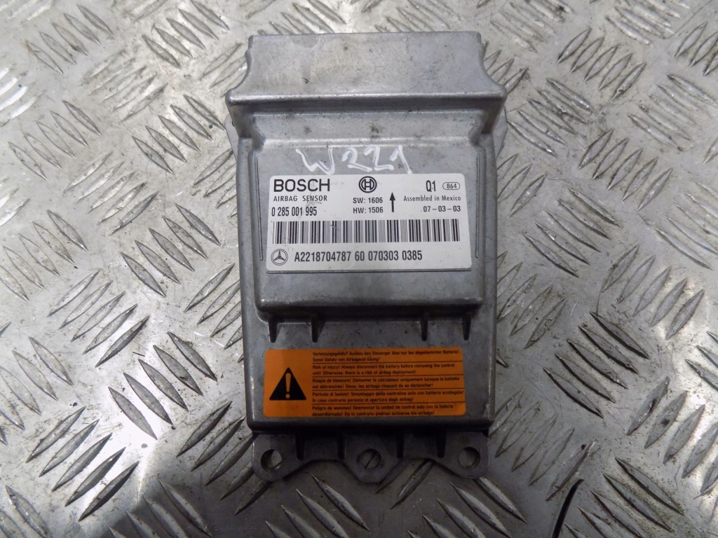 фото №1, Mercedes w221 модуль датчик подушек подушка безопасности