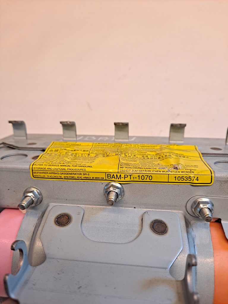 фото №5, Подушка безопасности подушка пассажира subaru outback iv