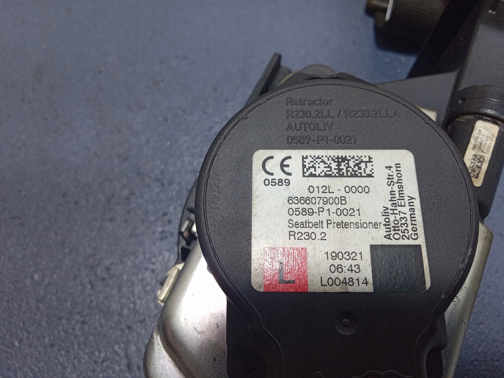 фото №5, Bmw m3 g80 pas безопасности левый передний