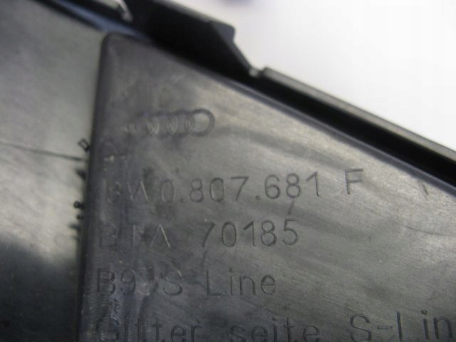 фото №9, Решітка бампера audi a4 b9 8w0807681f 682f s4 satyna права ліва