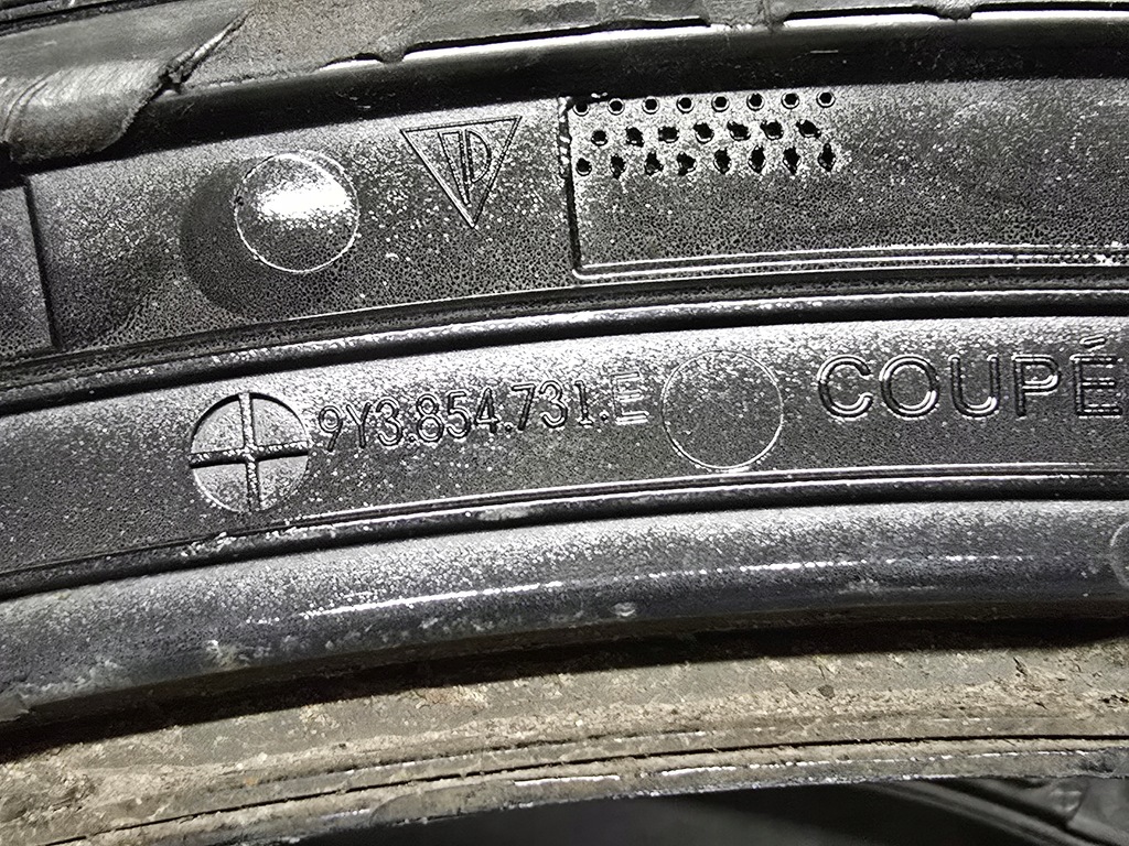 фото №10, Молдинг крыла левая правая задняя porsche cayenne 9y3 coupe 9y3854731e