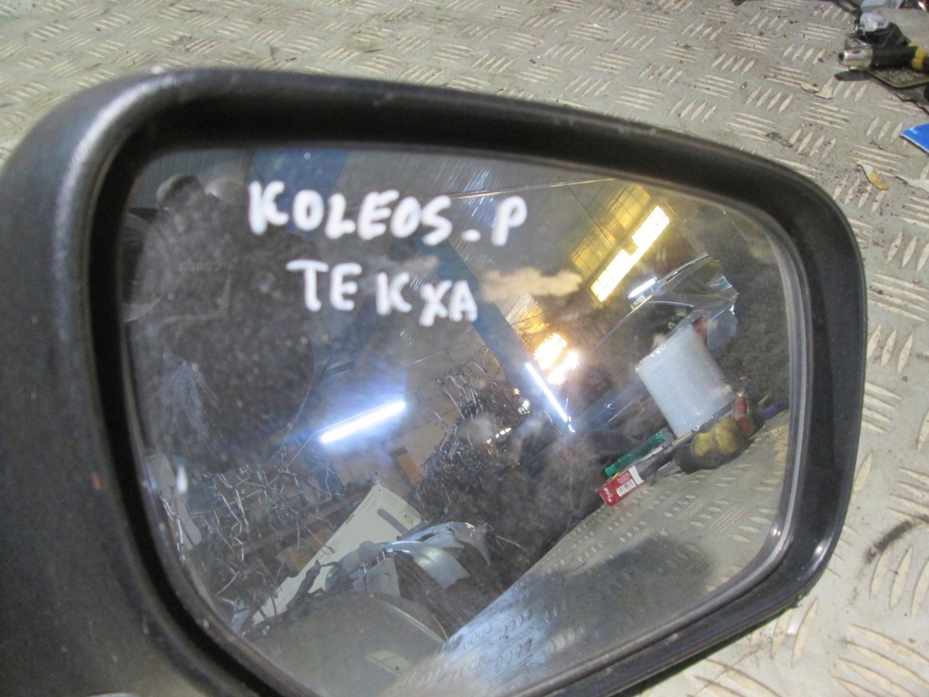 фото №1, Зеркало правое электрический renault koleos i 07- код лакокрасочного покрытия tekxa