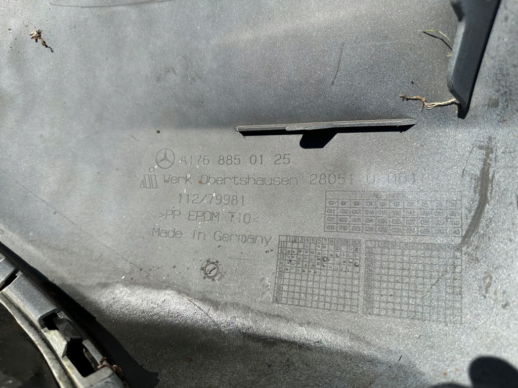 фото №8, Mercedes a klasa 176 бампер задній оригінальний