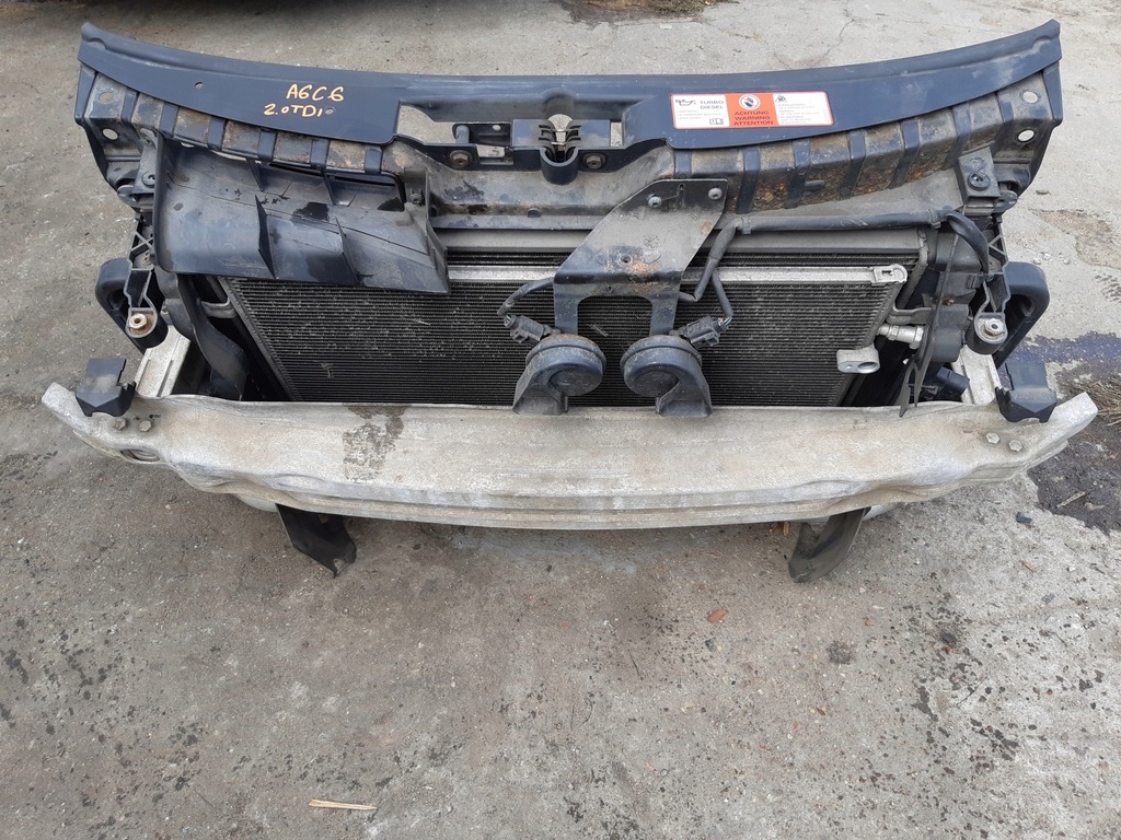 фото №9, Audi a6 c6 2.0 tdi pas передній вентилятор радіатор комплект