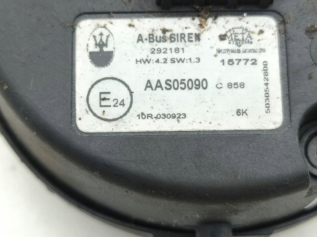 Maserati quattroporte 2005 сирена сигналізація 10r030923 Зі Шроту