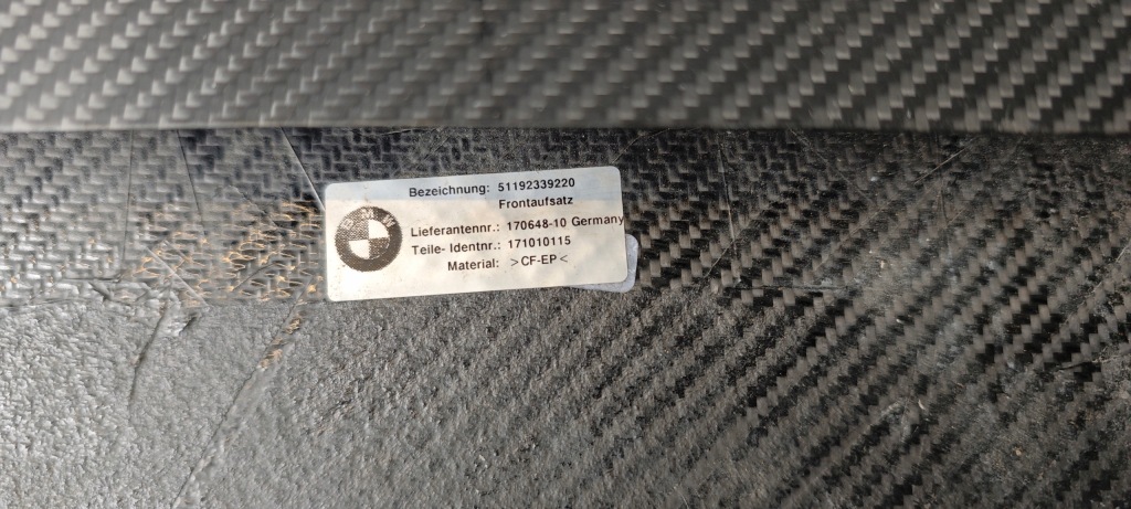 фото №9, Спойлер бампера перед карбон bmw x5 f15 m-performance