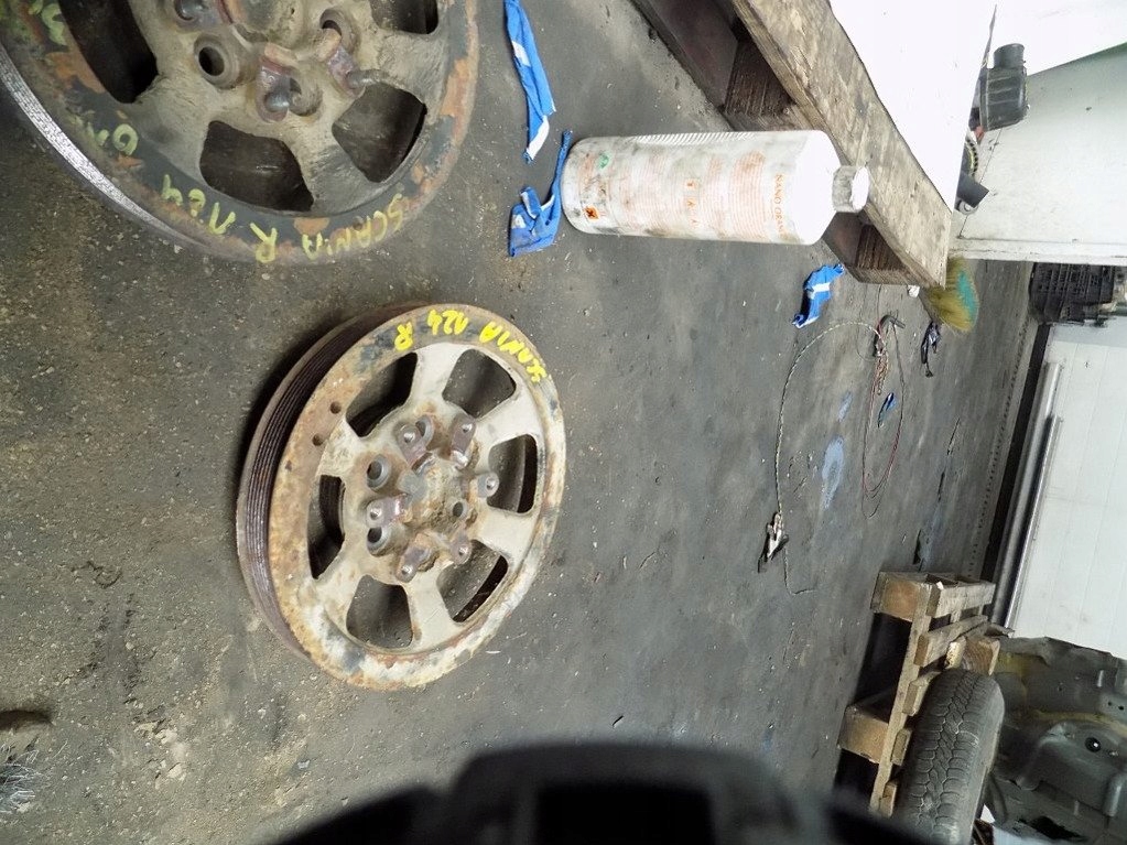 фото №6, Scania r 124 420km 2001r шків колінчастого вала