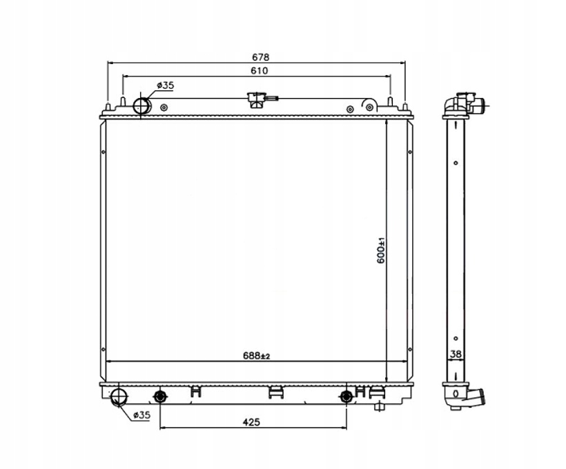 фото №1, Радіатор nissan pathfinder 05- 21460eb30a nowa