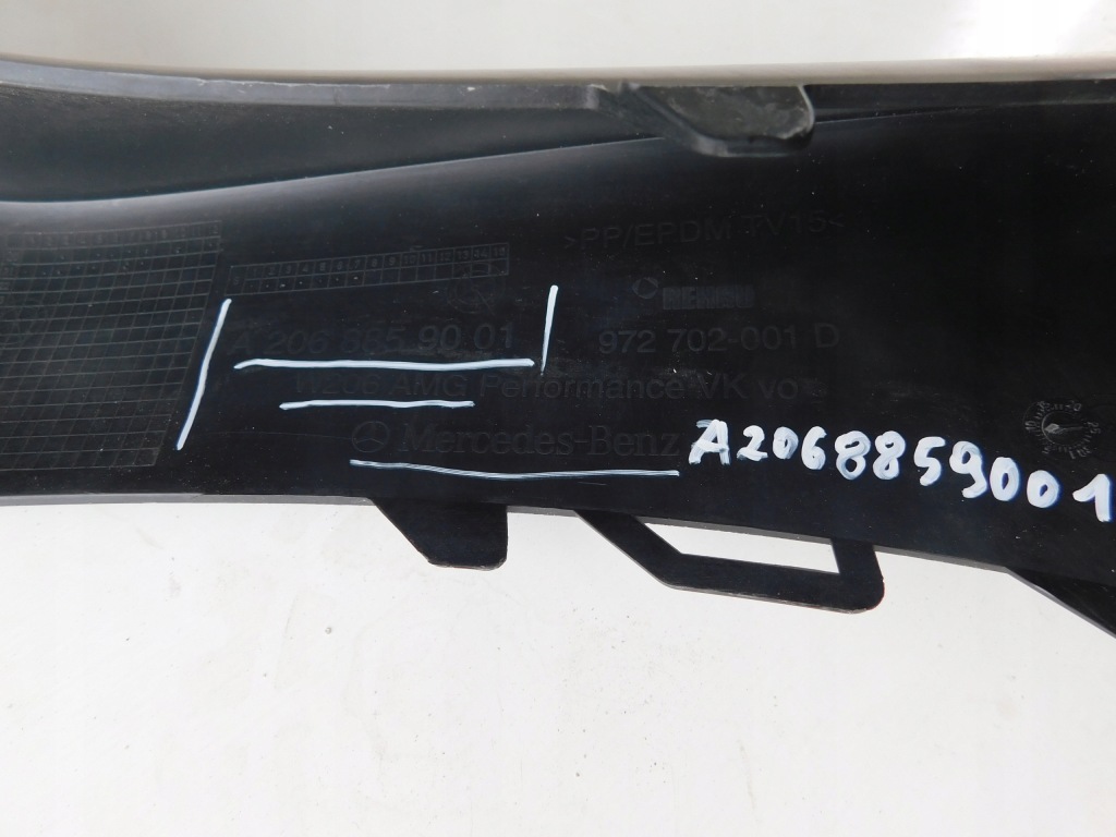 Бампер перед mercedes c-klasa w206 amg 6.3 m-ód poznań Доставка