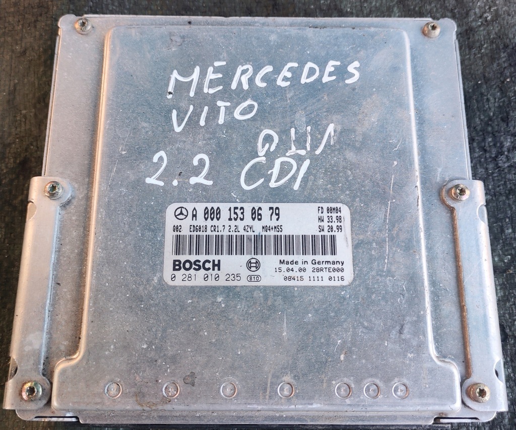 фото №1, Mercedes vito w638 2.2 dci бортовой компьютер блок управления
