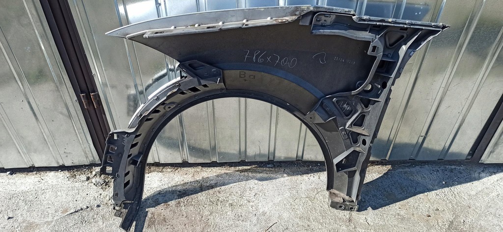 фото №16, Крила лівий / правий audi a2 сріблястий ly7w