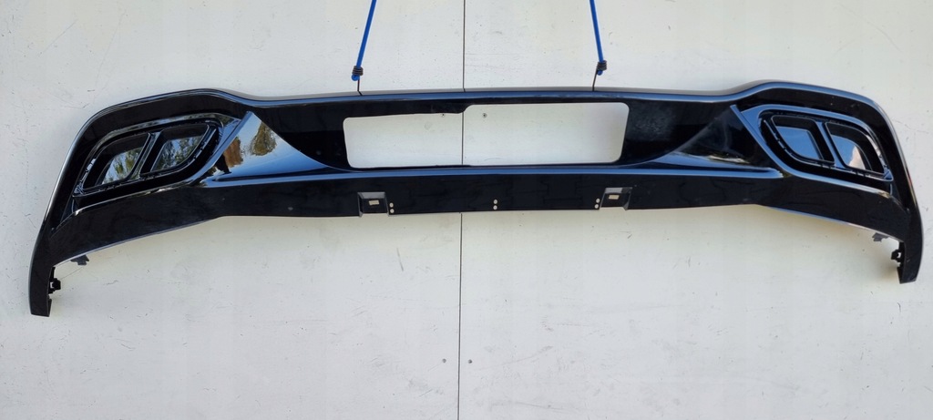 фото №1, Спойлер накладка бампера задня vw golf viii r-line