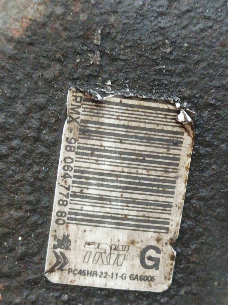 фото №7, Суппорт тормозной левый правый задняя kpl 2.0 hdi proace jumpy peugeot expert iii