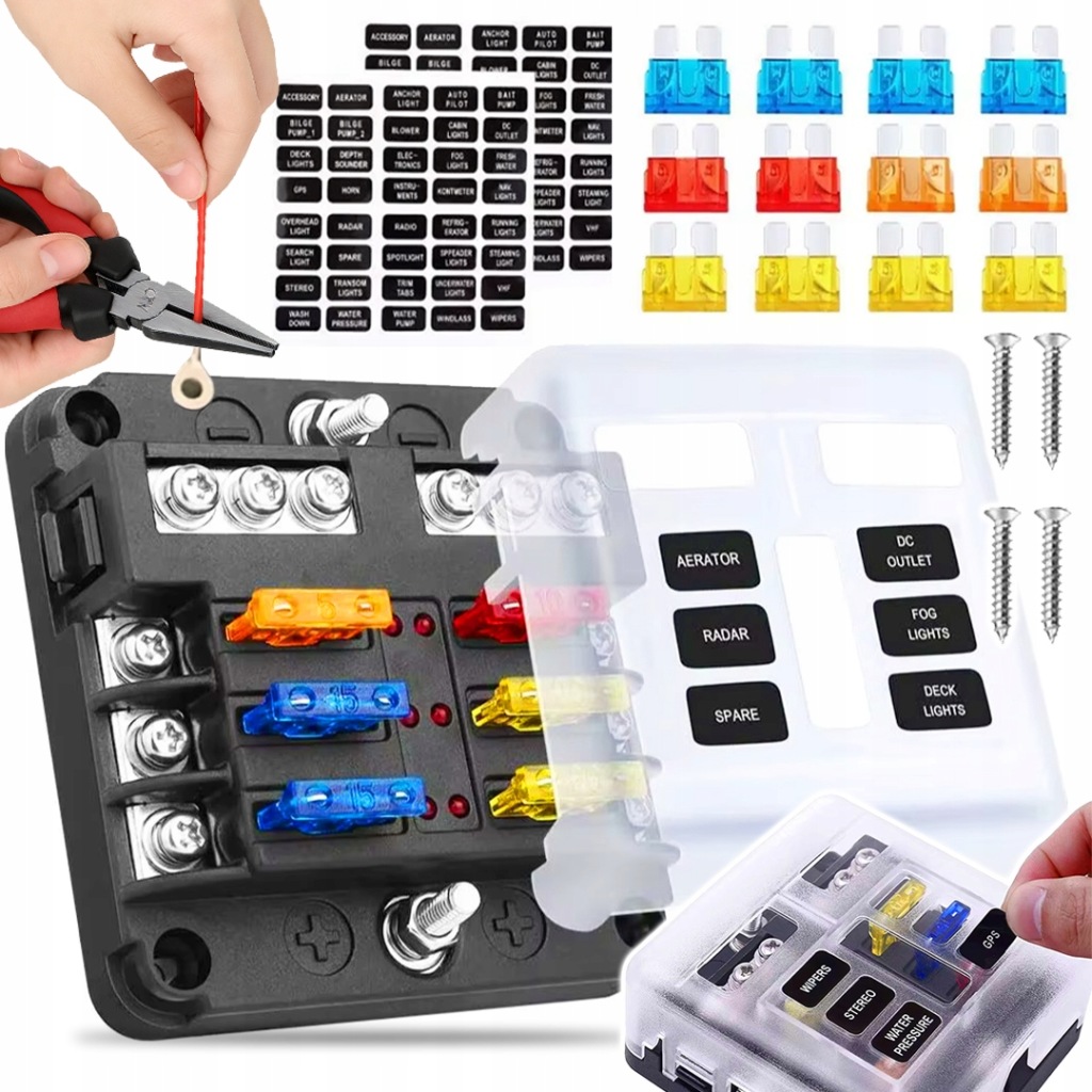 фото №1, Коробка корпус do електропроводка запобіжників половина роз'єм 6 запобіжник