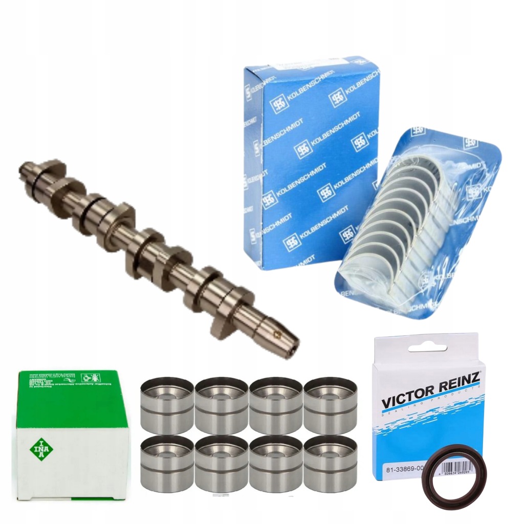 фото №1, Набір ремонтний вала розподільного валу 1.9 tdi комплект вал + вкладиші fai ina