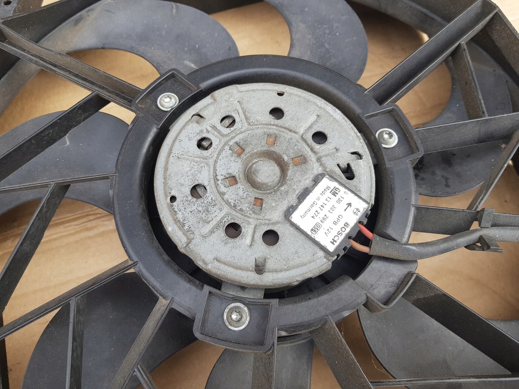 фото №6, Вентилятор радіатора wody opel astra h 1.8 13128828 0130303954 13126831