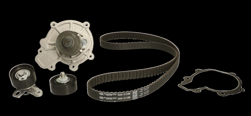 фото №16, Gates kp15634xs насос водяная + набор ремень распределительного вала