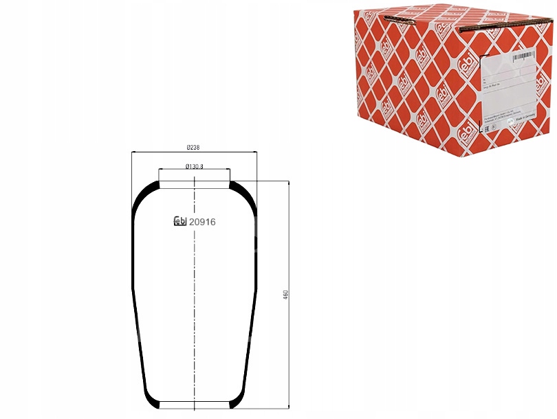 фото №1, Пневмоподушка підвіска пневматичний задня p man e2000 el f2000 f90 hocl