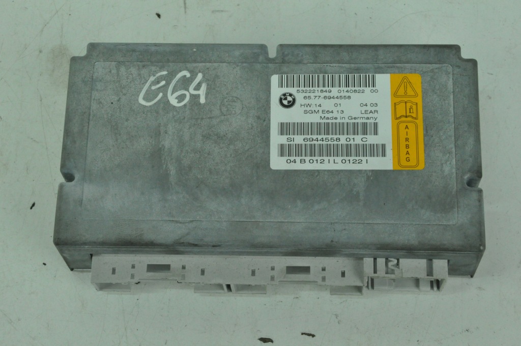 фото №1, Bmw e64 модуль блок управления шлюз подушка безопасности 6944558