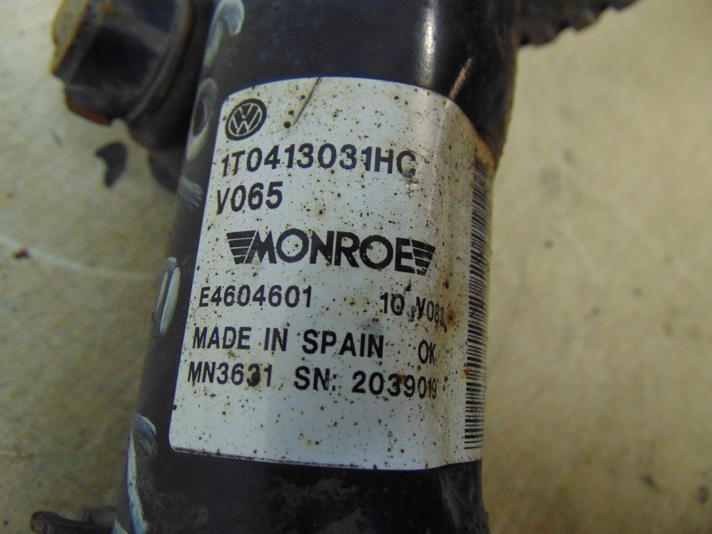 фото №12, Амортизатор mc person лівий перед vw golf vi 1.4 tsi 1t0413031hc