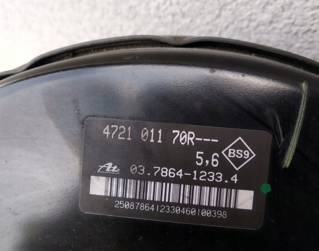 фото №2, Підсилювач гальм серво 03.786.4-12334 renault grand modus