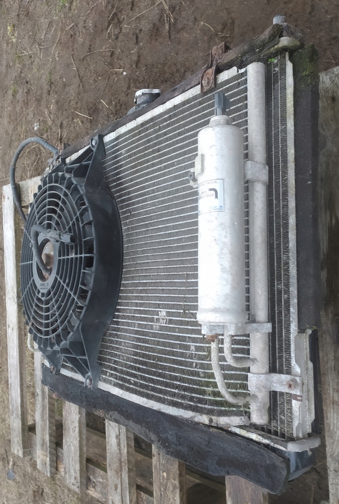 фото №9, Радіатор комплект вентилятори кондиціонер woda kia carens ii 2.0 crdi 16v 02-06