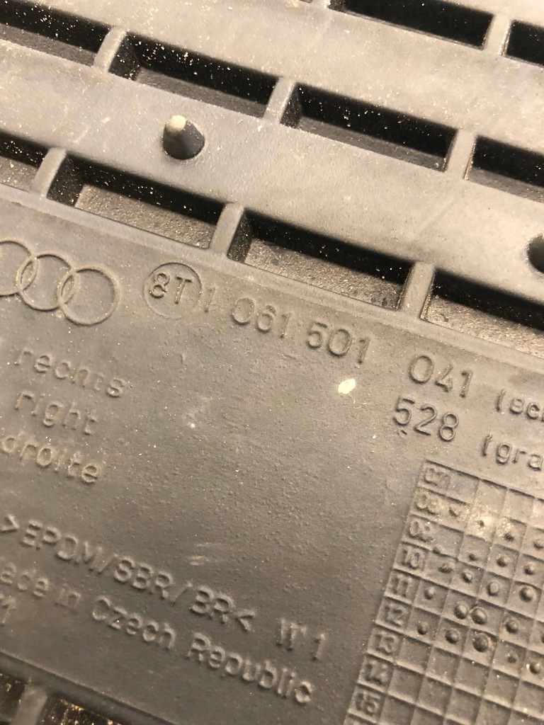 фото №7, Коврики резиновые перед audi a5 8t1061501