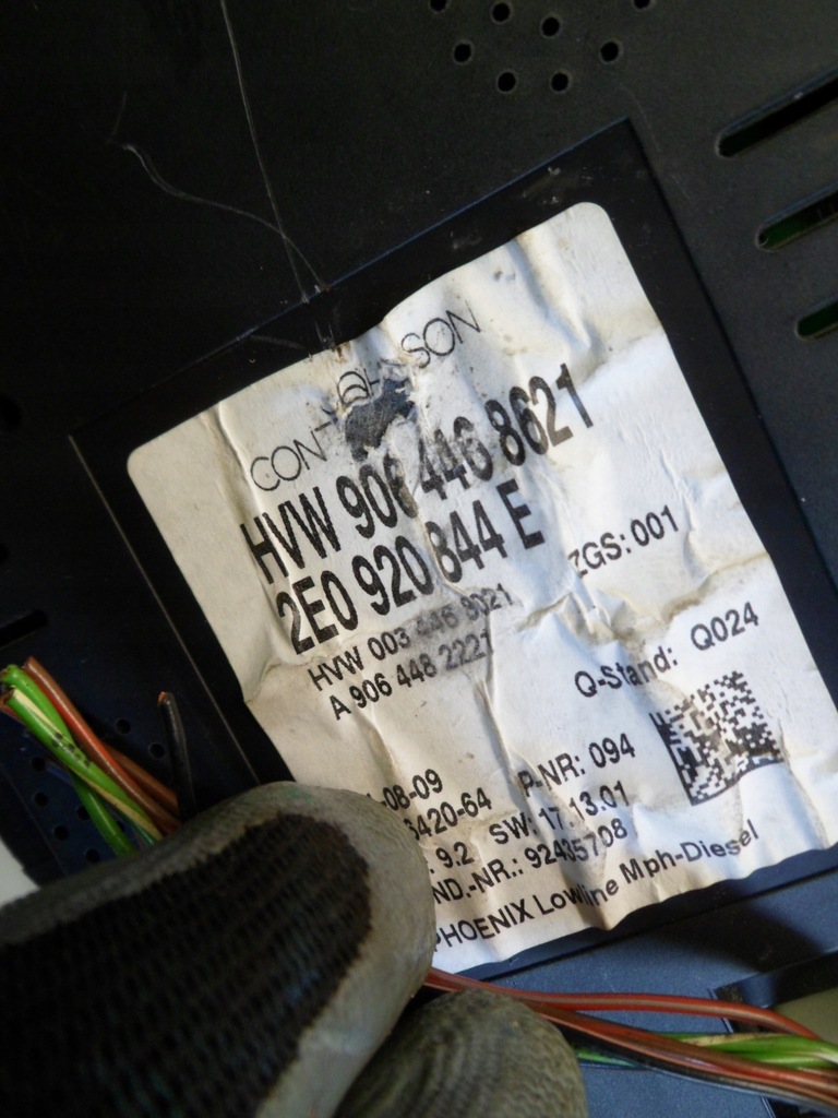 фото №6, Vw crafter набір стартовий бортовий комп'ютер замок запалювання колонка лічильник 0281015747