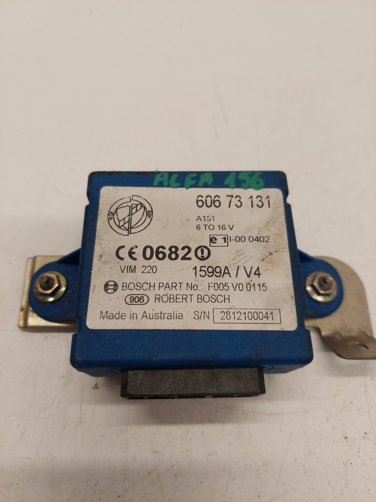 фото №1, Модуль иммобилайзер alfa romeo 156 60673131