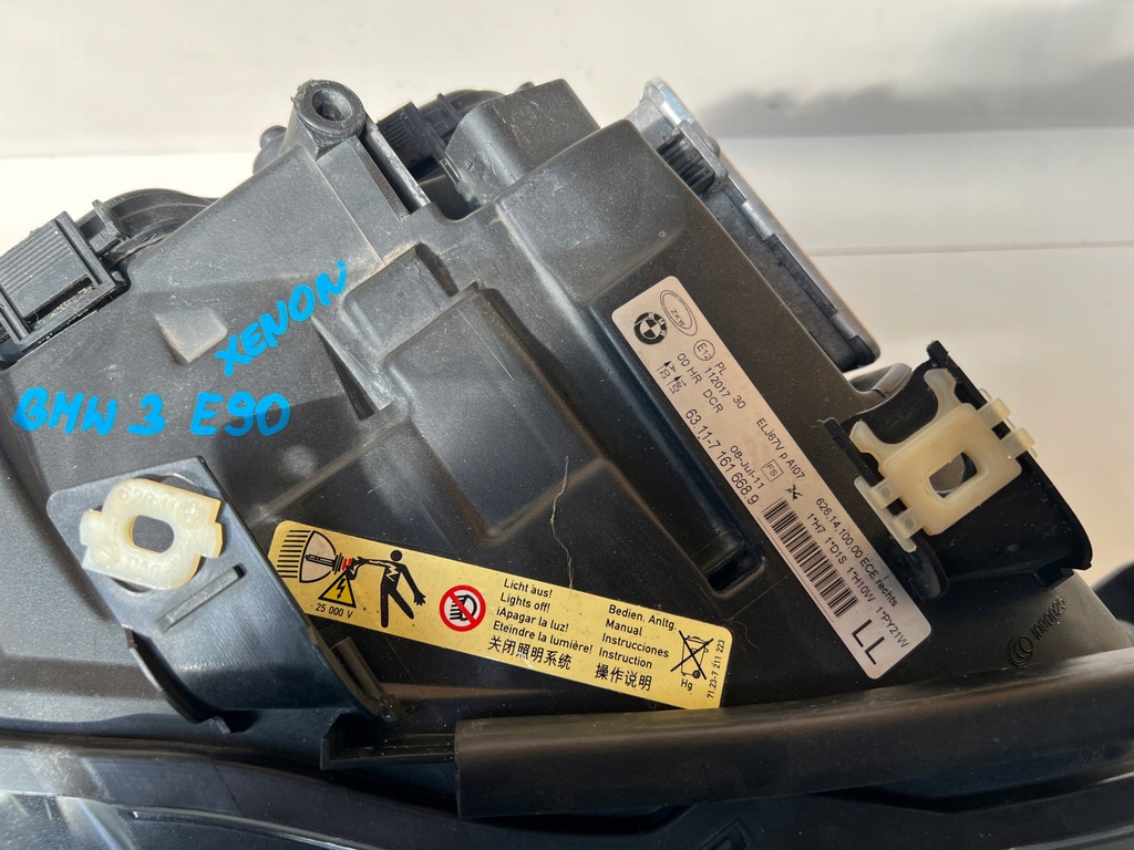 фото №8, Лампа передня права bmw iii 3 e90 / e91 ксенон 631171616689