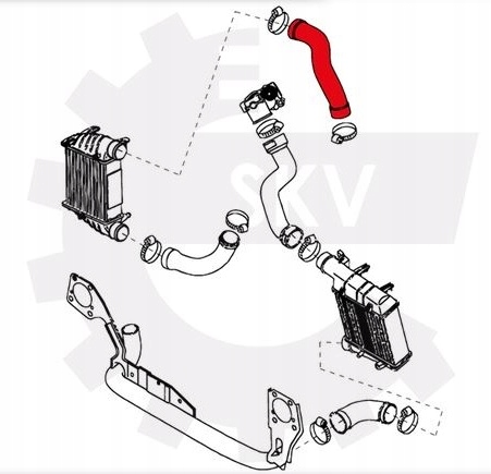фото №3, Шланг труба інтеркулер audi a4 b7 2.0tfsi